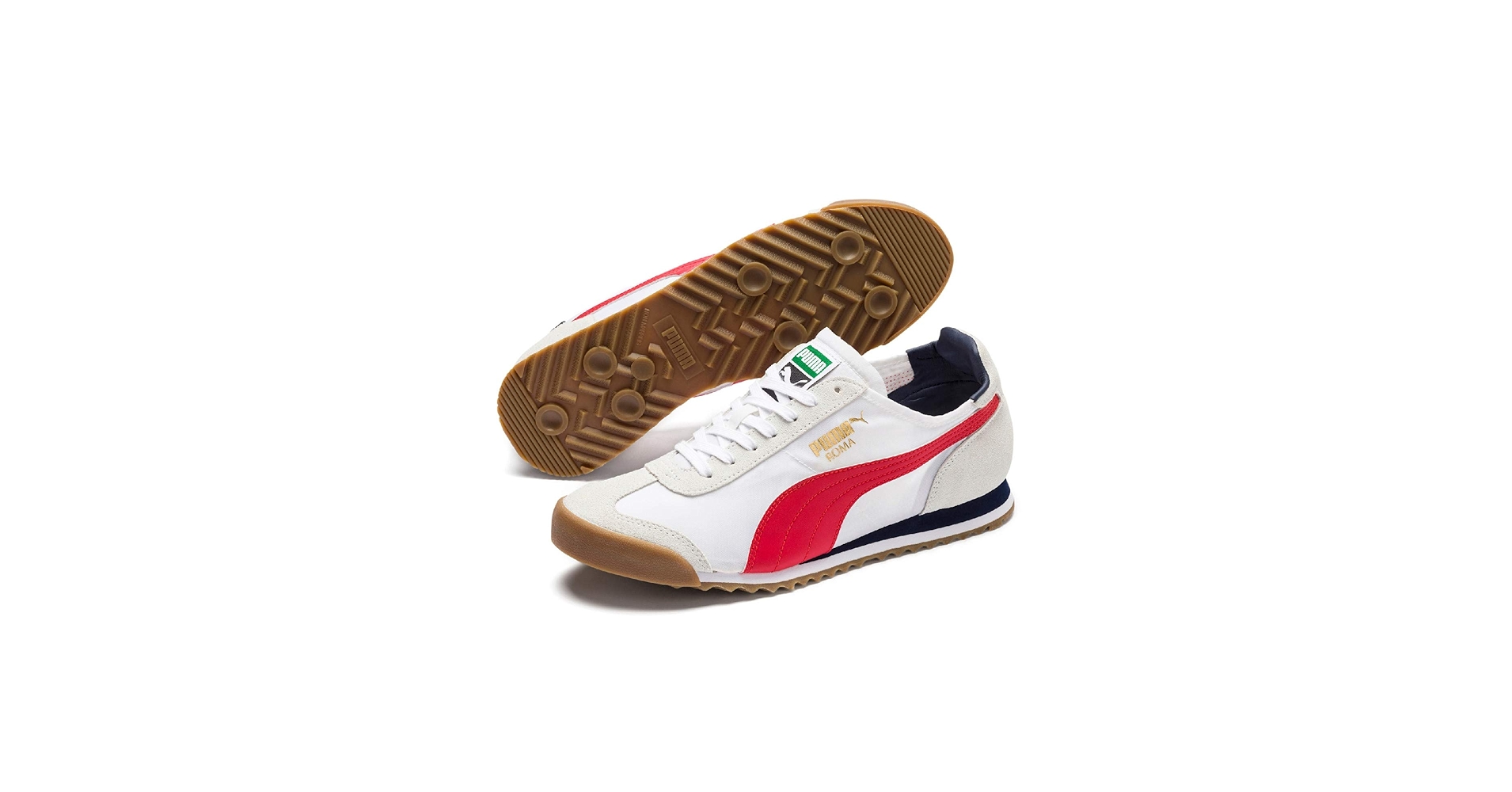PUMA Roma OG Nylon, Men's Low-Top Sneakers, Puma White High